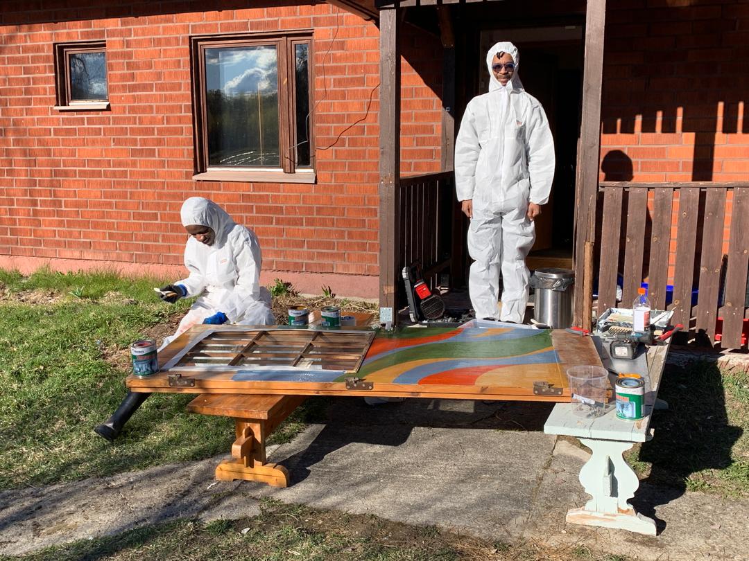 AfroKolin kahvilatilan kunnostusta